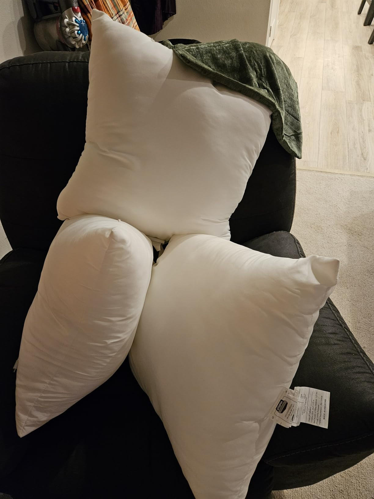 Utopia Bedding Throw Pillows Insert (Pack of 2, White) - 18 x 18 Inches Bed and Couch Pillows - I... | Amazon (US)