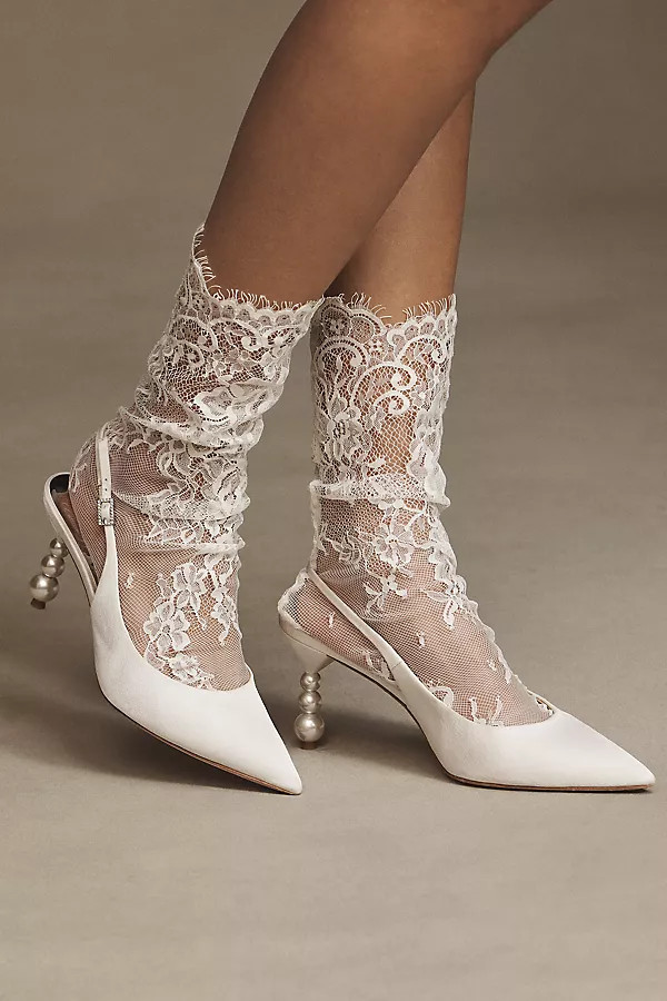 Sara Brosious Elina Lace Socks | Anthropologie (US)