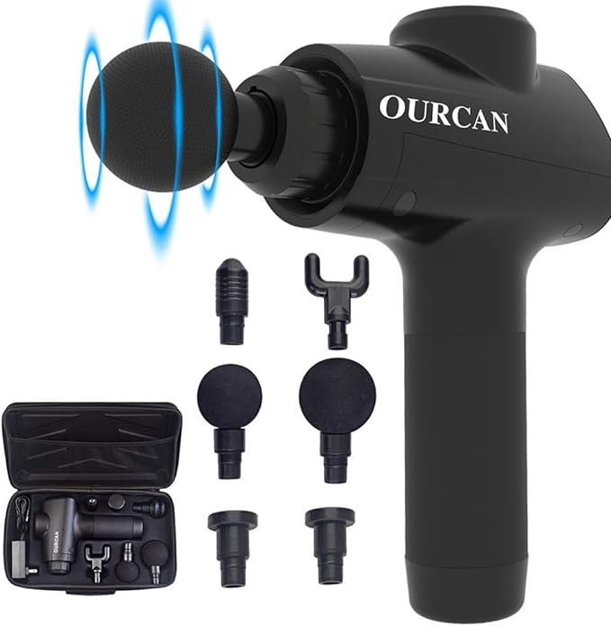 Ourcan Massage Gun, Back Massager Handheld Electric Body Massager Leg Massager Percussive Muscle ... | Amazon (US)