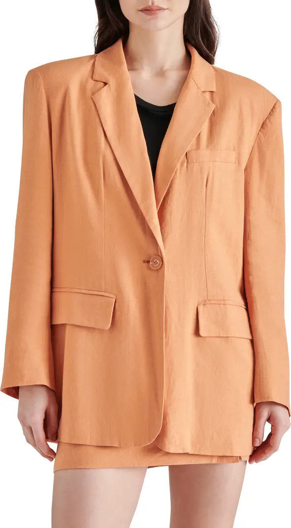 Steve Madden Imaan Oversize Linen Blend Blazer | Nordstromrack | Nordstrom Rack