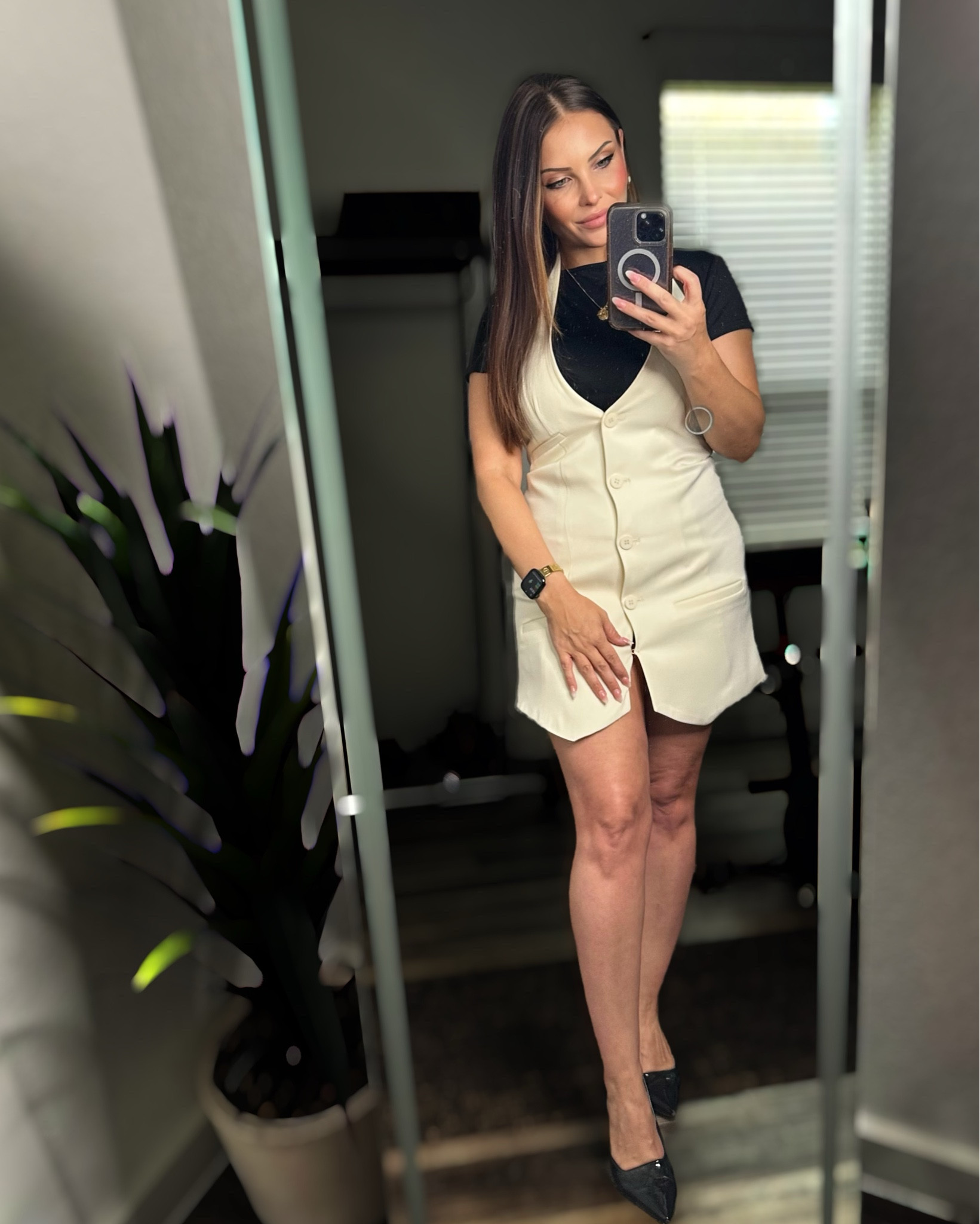 This halter vest dress is amazing. It runs small so you should definitely size up 

#LTKStyleTip #LTKOver40 #LTKWorkwear