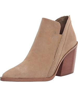 Vince Camuto Women's Gradina Stacked Heel Bootie Ankle Boot | Amazon (US)