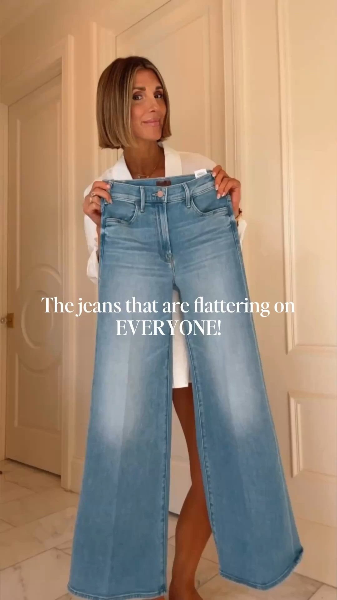 Don't buy another pair of jeans until you try this style. The fit is insanely flattering and has stretch so it's comfortable. I'm 5'7 wearing size 25 and they fit tts.

#LTKgrwm #LTKootd