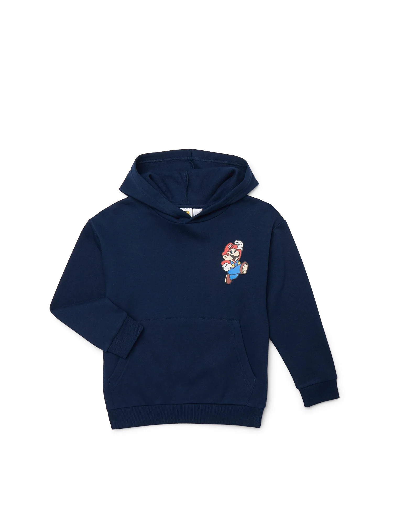 Super Mario Boys Pullover Hoodie with Long Sleeves, Sizes 4-18 | Walmart (US)