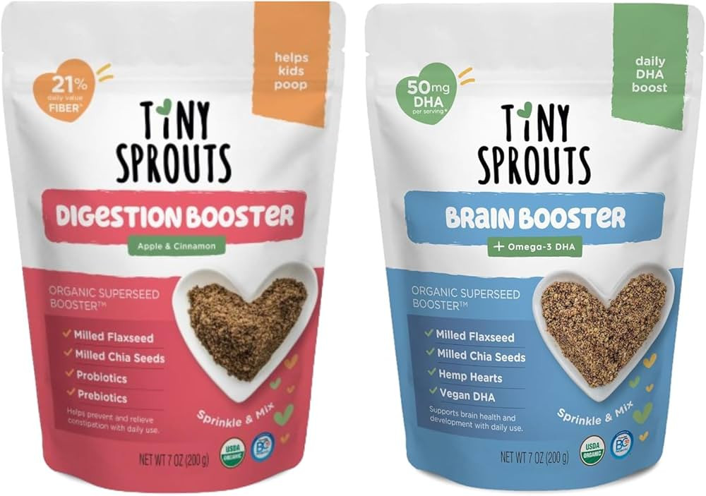 Organic Superseed Digestion Booster & Brain Booster - Milled Chia, Milled Flax and Hemp Hearts wi... | Amazon (US)