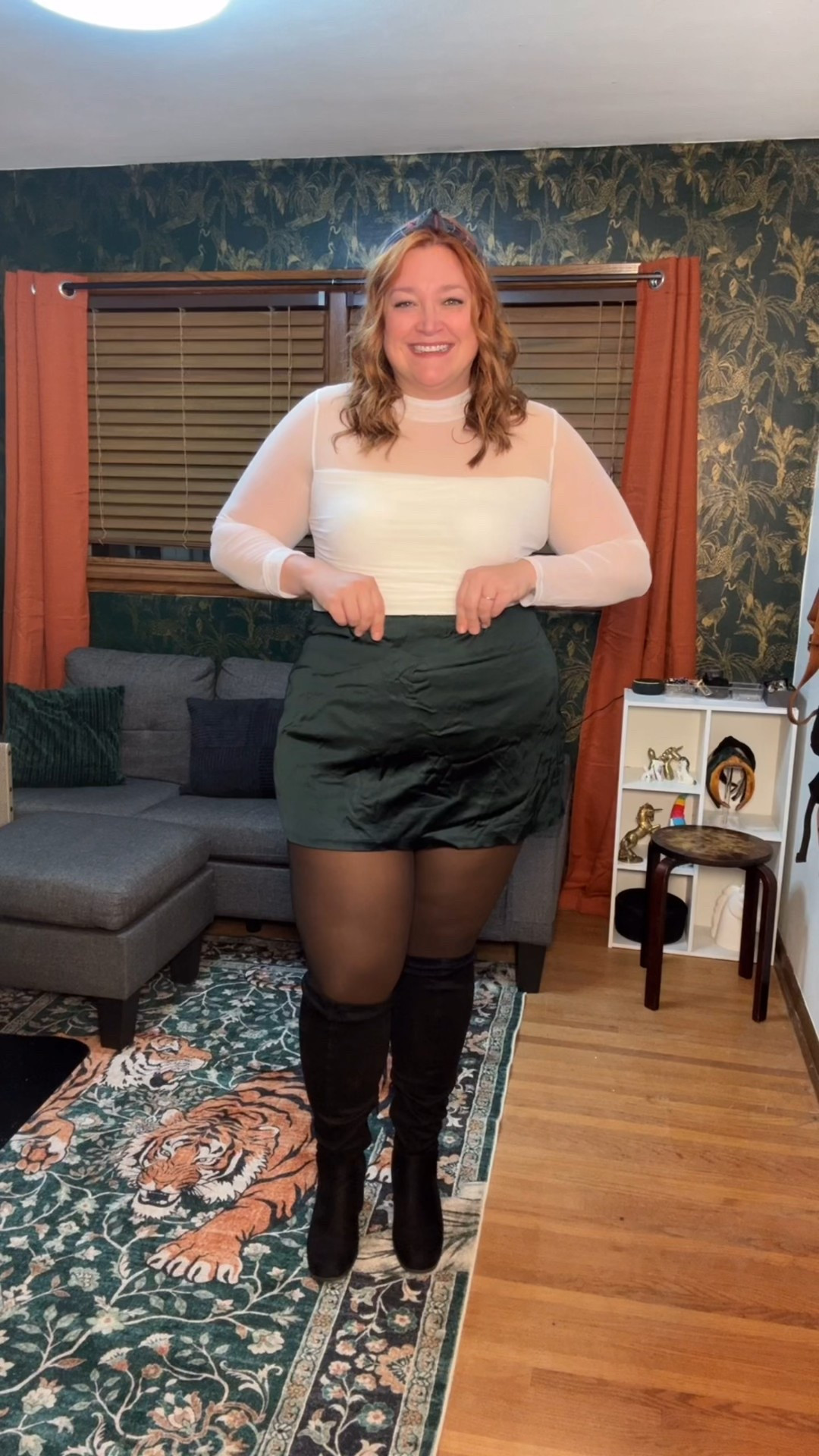 Two holiday looks with the same bodysuit.
Wearing the XXL as a 16/18 top.

#LTKHoliday #LTKPlusSize #LTKMidsize