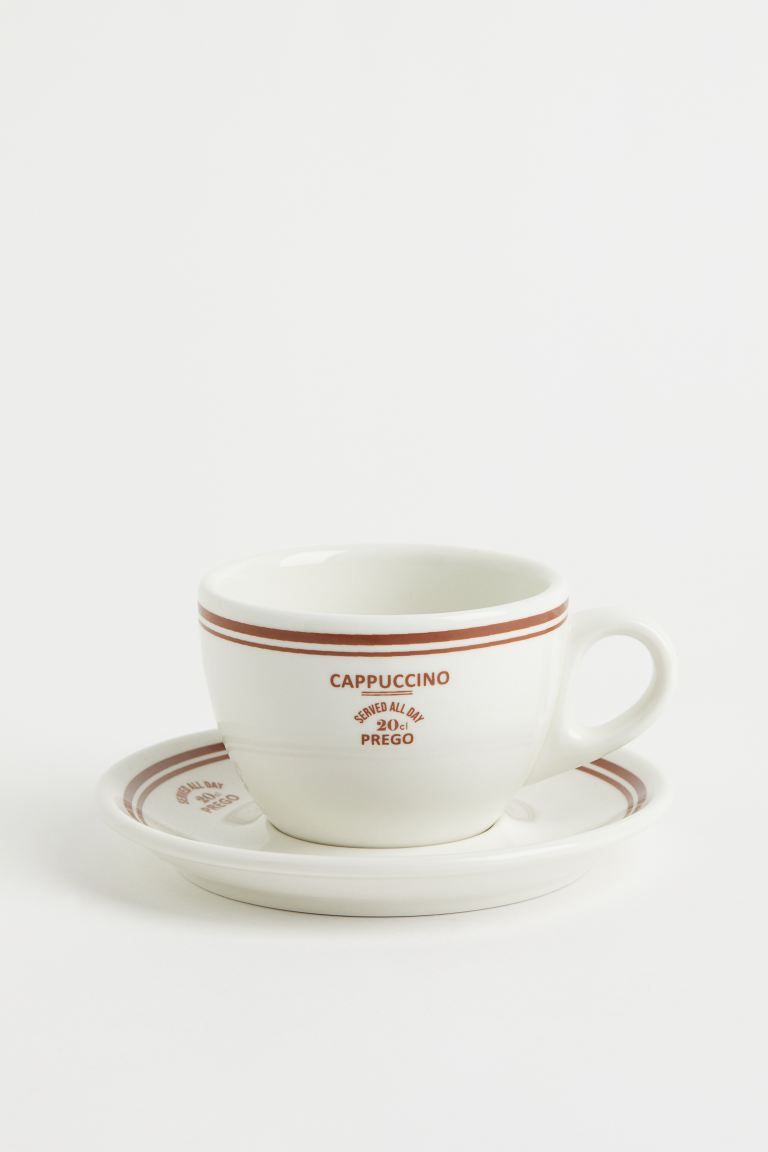 Cappuccino Cup and Saucer | H&M (US)