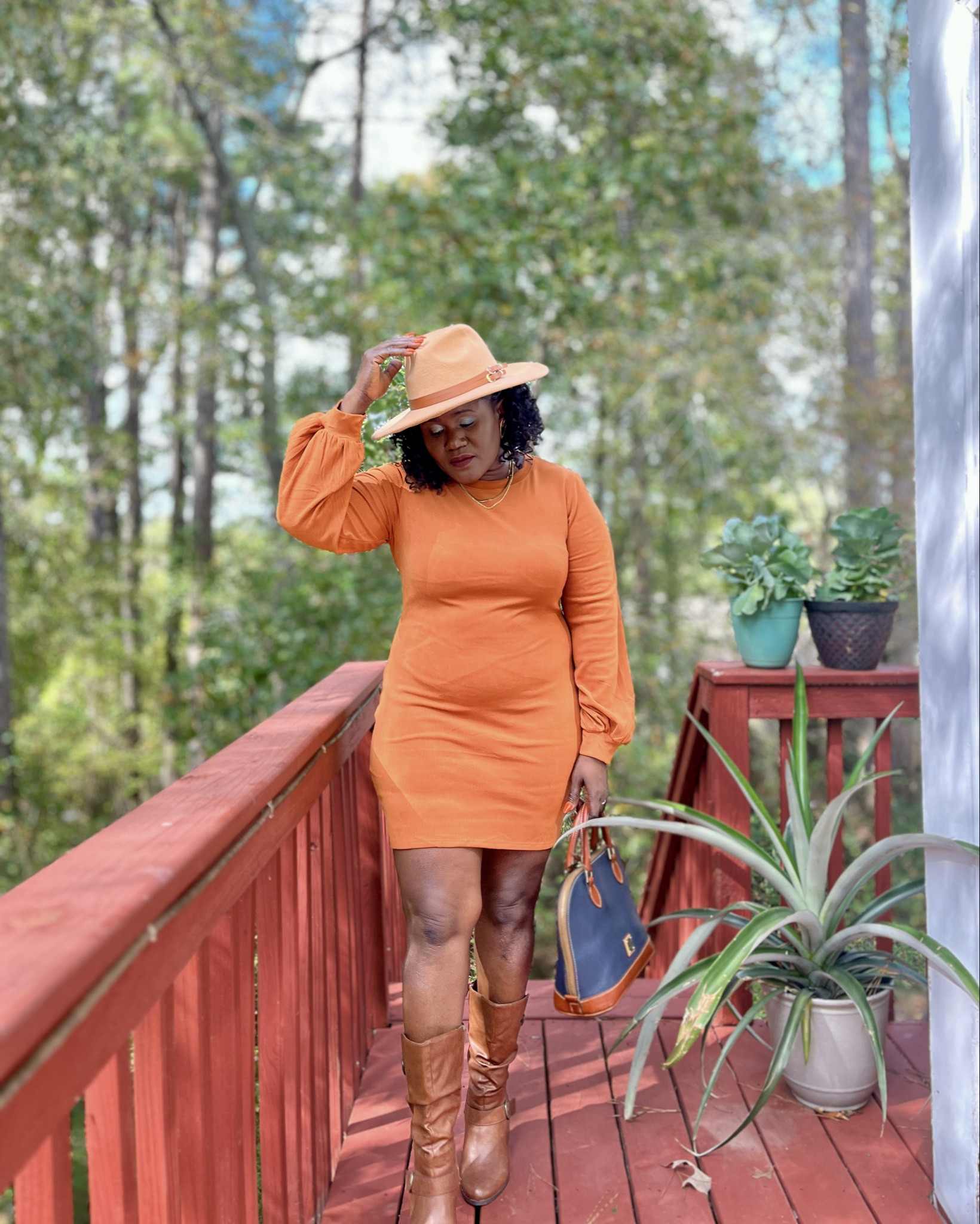Orange you glad fall fashion is finally here? 🍂 This bold pumpkin shade is giving main character energy all season long. I paired this puff-sleeve dress with slouchy boots and a matching hat for a look that says, “I didn’t come to blend in.” Perfect for brunch, date night, or a fall photo op on the porch!

✨ Shop the look below and steal the spotlight this season.

#FallOutfit #LTKFall #FallStyleInspo #OrangeDress #FallFashion #OOTD #LTKStyle #FallVibes #StyleOver40 #LTKUnder100

#LTKMidsize #LTKStyleTip #LTKSeasonal