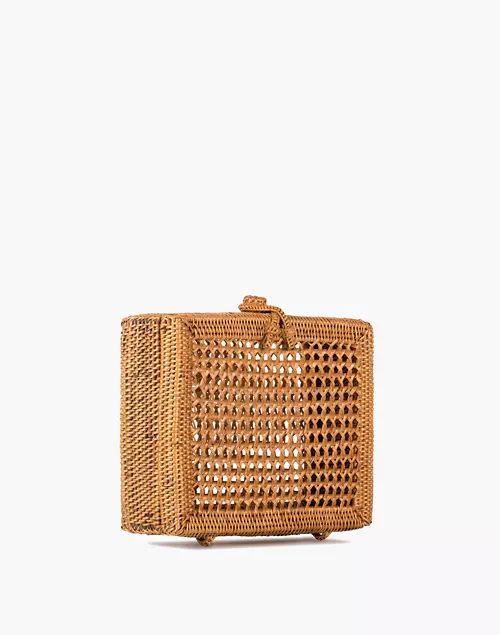 Bembien® Flora Rattan Box Clutch | Madewell