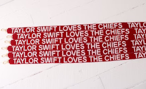 TSwift Loves The Chiefs Beaded Strap | KenzKustomz