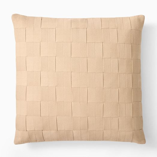 Taped Basketweave Pillow Cover | West Elm (US)