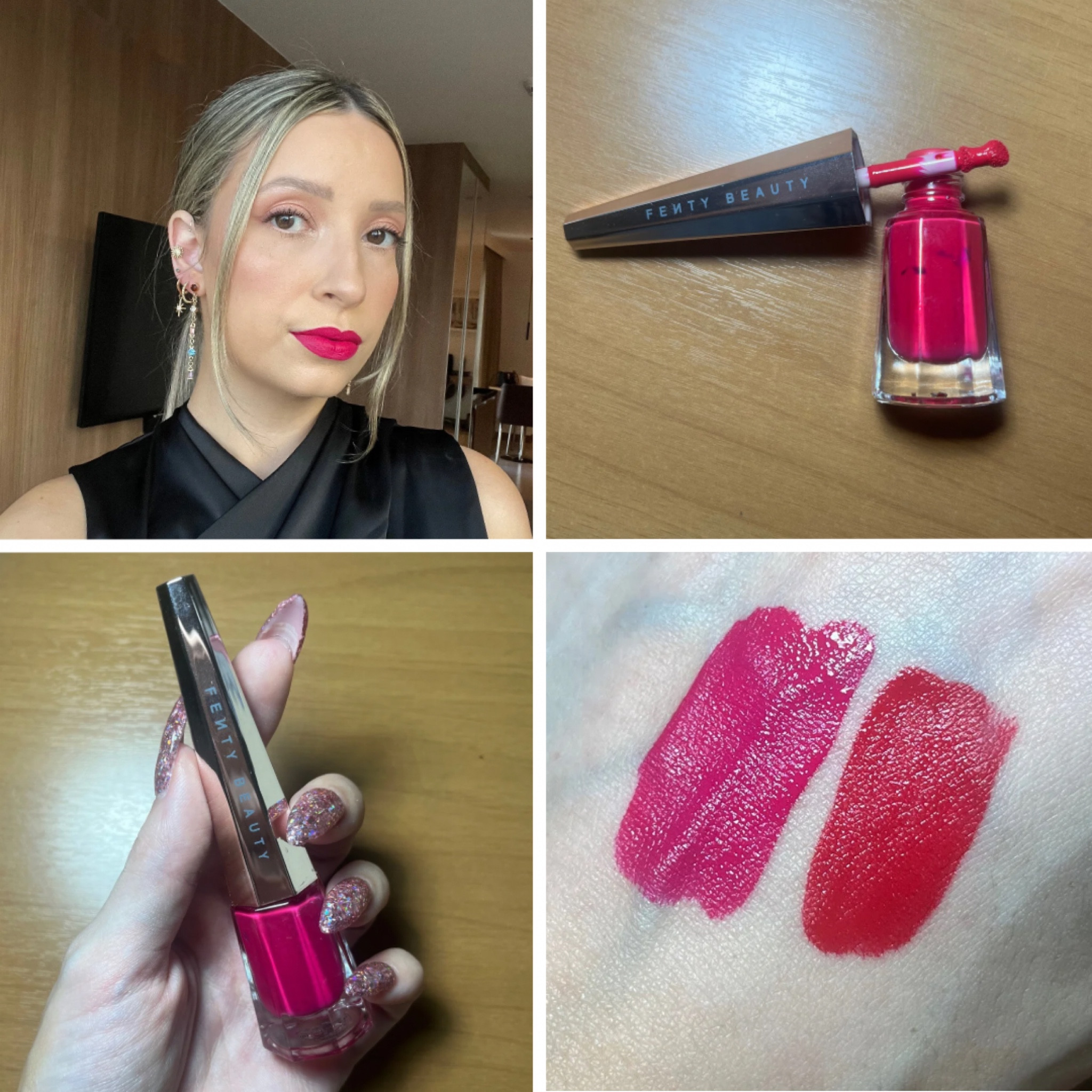 Rihanna não erra nunca! Um dos meus batons líquidos favoritos da vida, super pigmentados sem deixar os lábios ressecados
Esse aplicador ajuda a deixar o traço bem preciso! Pra mim eles tem uma duração ótima mas transferem um pouco
Tenho as cores Unlocked e Uncensored 🩷❤️

#LTKbrasil #LTKbeauty