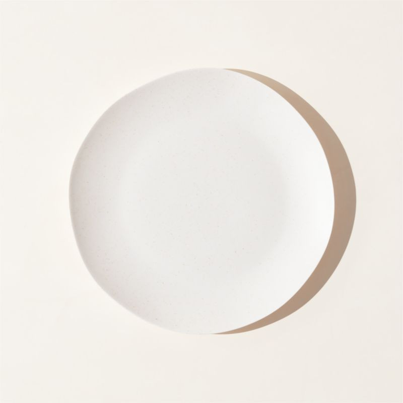 Pebble White Melamine Salad Plate + Reviews | CB2 | CB2