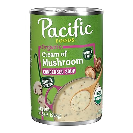 Pacific Foods Organic Cream of Mushroom Soup, 10.5 oz Can | Amazon (US)