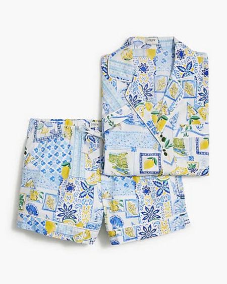 Lemon patchwork print pajamas 

#LTKSeasonal #LTKsalealert #LTKfindsunder50