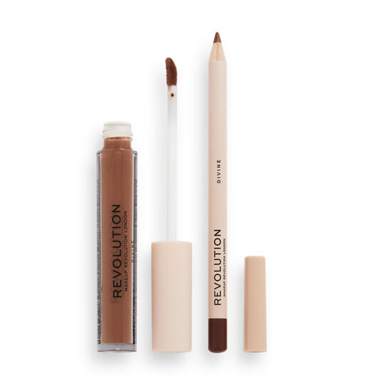 Makeup Revolution Lip Contour Kit  Divine | Revolution Beauty (UK)