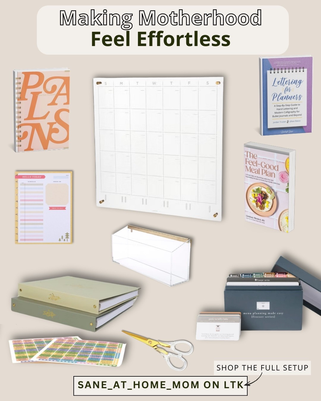 This is the Family Command Center + Family Planner system that makes motherhood feel effortless 🤍

If you’re a busy mom juggling schedules, meals, school papers, and everyday chaos — this setup is designed to reduce mental load and simplify your routines.

Create a calm, organized home with a large wall calendar, family planner tools, meal planning binders, freezer meal system, daily planner pads, and labeling essentials. Motherhood doesn’t have to feel chaotic 🤍

✨ Keep everyone on the same page
✨ Plan meals in minutes
✨ Stay ahead of appointments
✨ Create calm in your home

This isn’t just organization — it’s a system that helps your home run smoothly.

Tap to shop the full Family Command Center + Family Planner setup and build yours today 🤍

#FamilyCommandCenter #FamilyPlanner #MomOrganization #BusyMomLife #MealPlanningMadeEasy #FreezerMealPrep #HomeOrganization #MomHacks #StayAtHomeMom #IntentionalLiving #MotherhoodSimplified

#LTKmomlife

#LTKkids #LTKhome