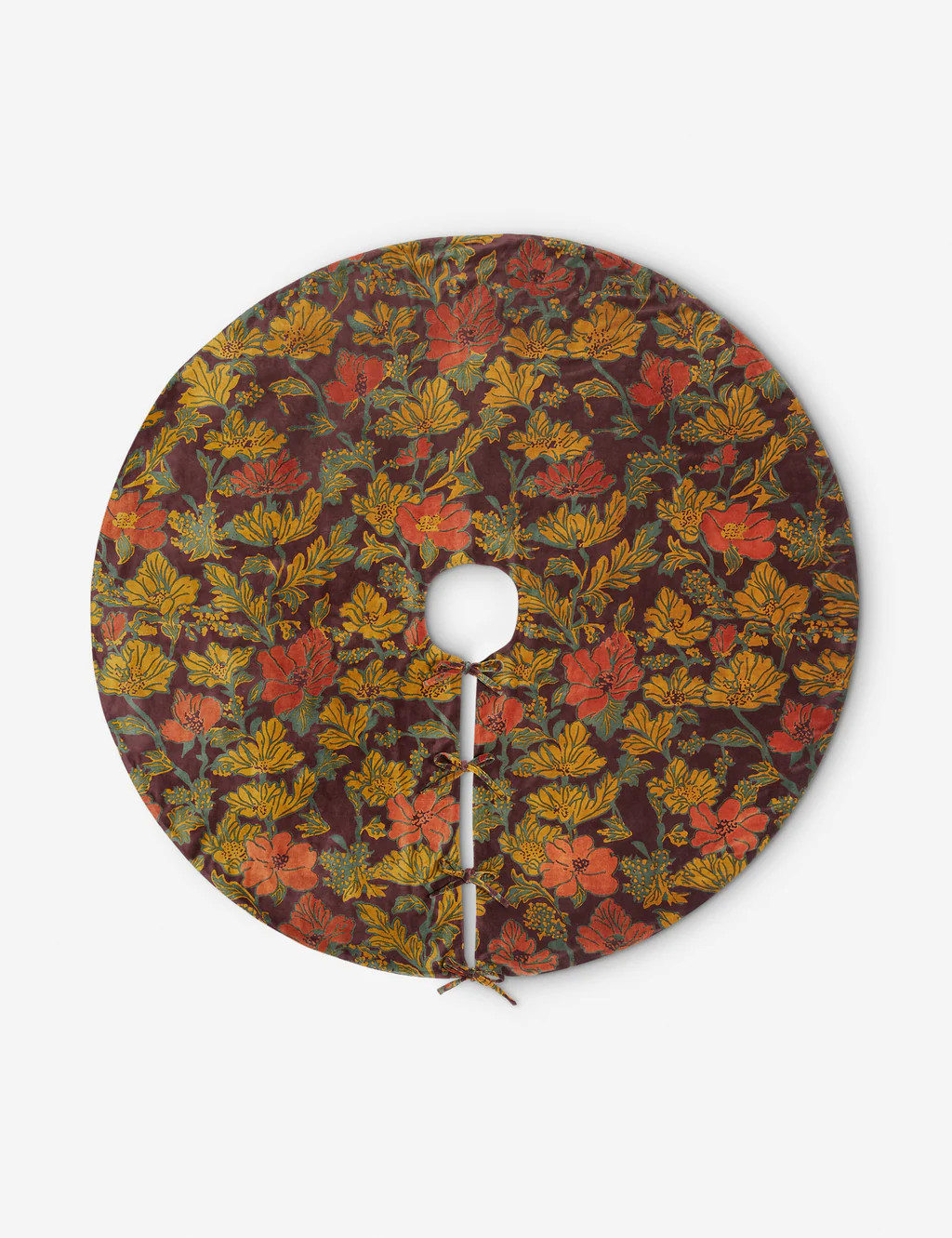 Agnetha Velvet Tree Skirt | Lulu and Georgia 