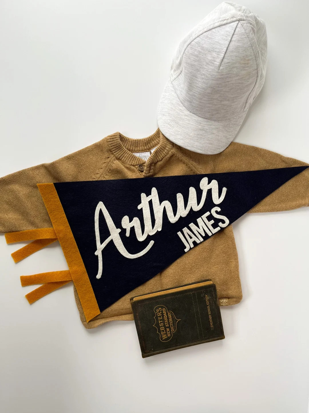 Felt Name Pennant With First and Middle Name - Etsy | Etsy (US)