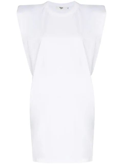 Tina padded shoulder T-shirt dress | Farfetch (UK)
