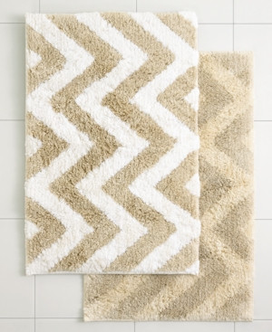 Kassatex Rugs, Chevron 20" x 32" Bath Rug Bedding | Macys (US)