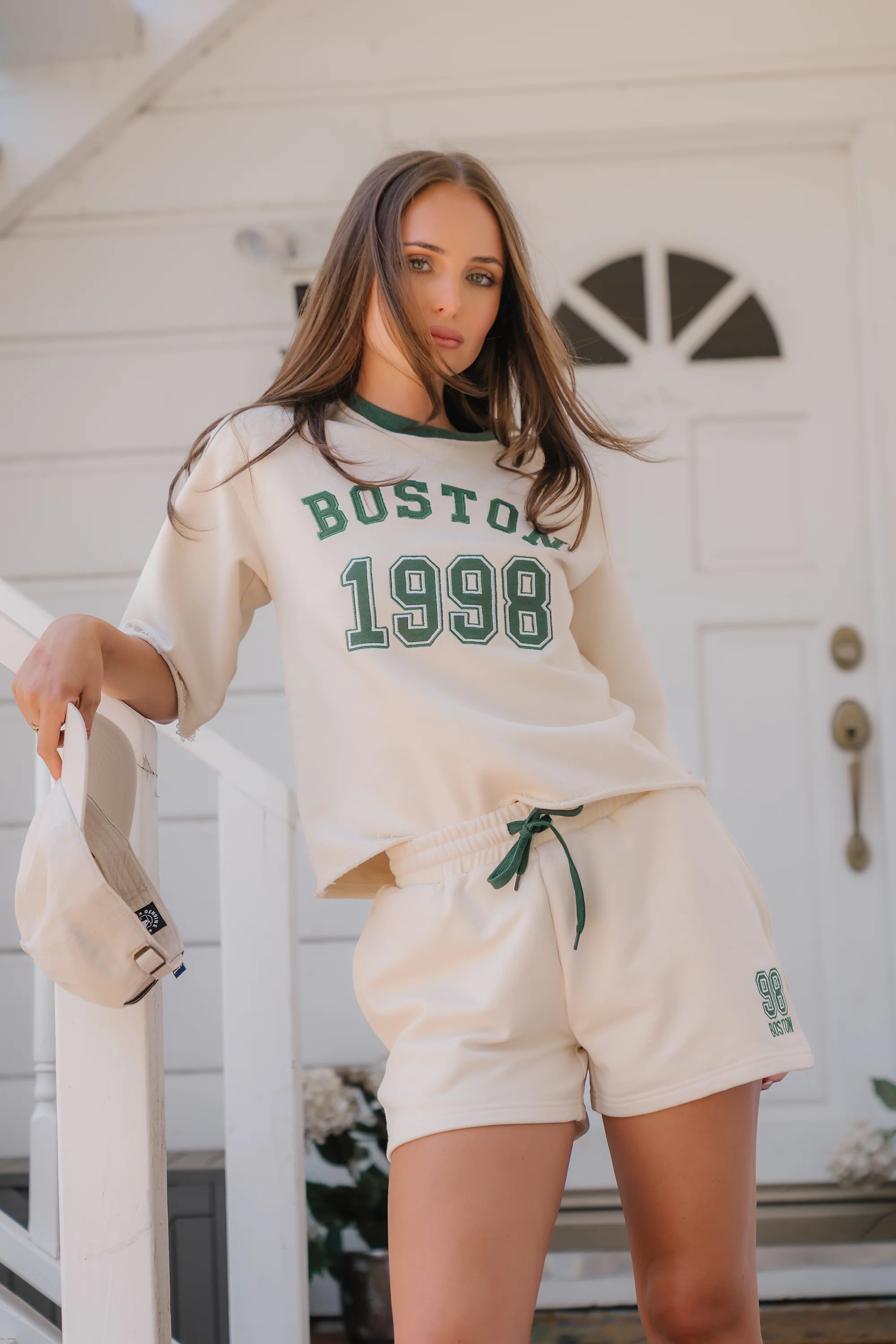 Boston Graphic Drawstring Shorts | Böhme US