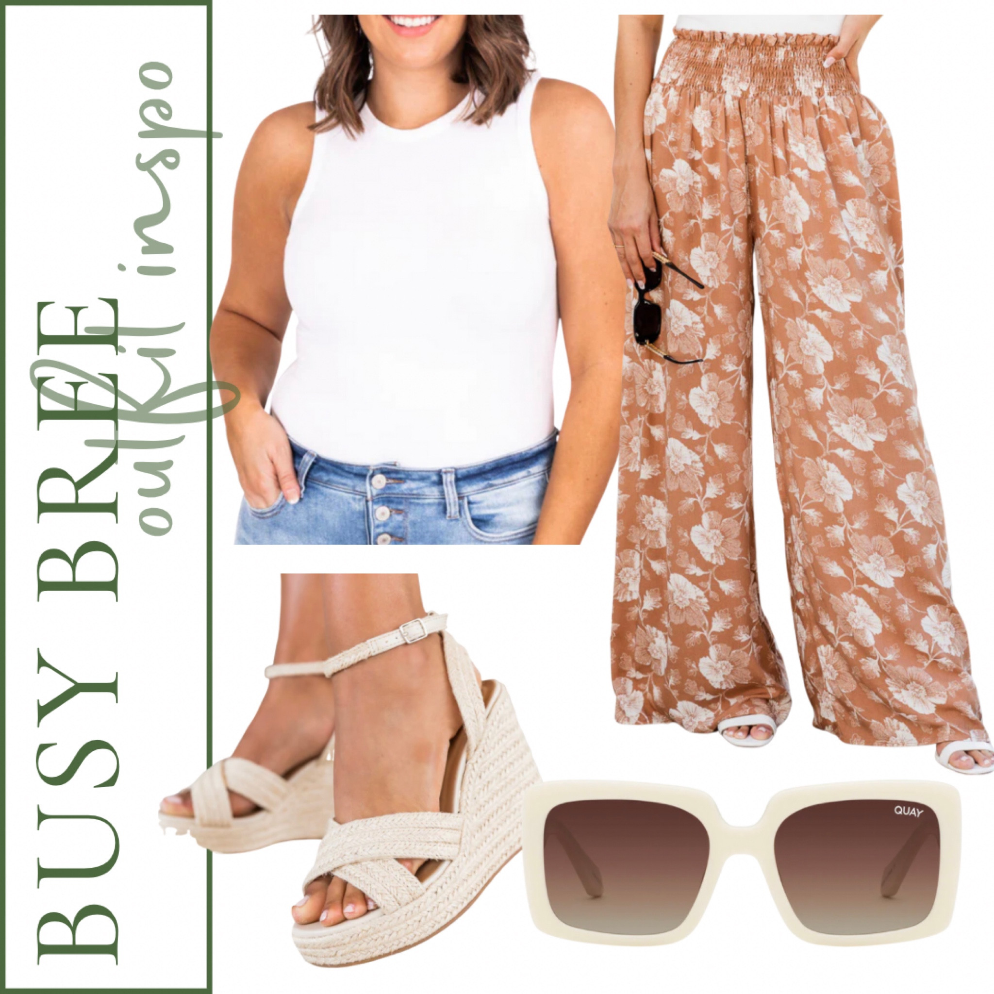 Spring and summer outfit, vacation outfit, beach and resort outfit, pink lily, linen pants, white bodysuit, wedge sandals, neutral outfit, ltk sale 

#LTKSale #LTKtravel #LTKcurves