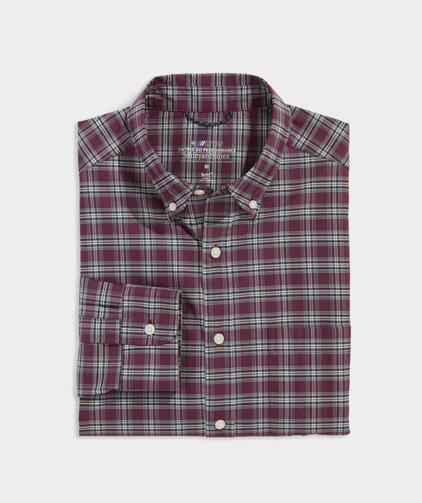 On-The-Go brrrº Tartan Shirt | vineyard vines