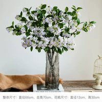 Lilac, Faux Lilac Stem, Flowers, Artificial Pink Floral, Spring Arrangement, Summer Silk Wildflowers | Etsy (US)