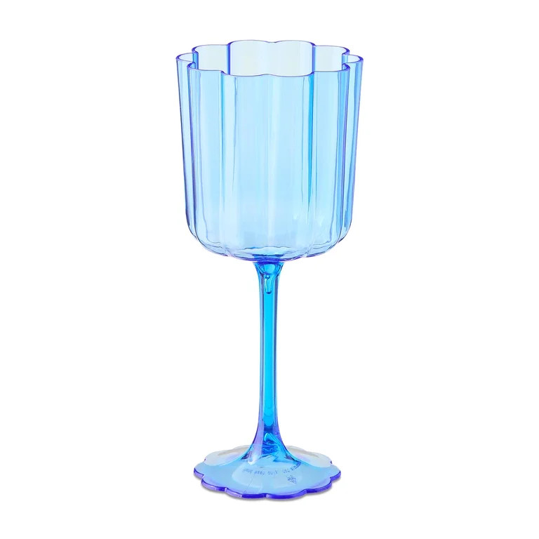 Flower Goblet, Blue, 13 fl oz, Easter by Way To Celebrate | Walmart (US)