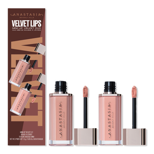 Pure Hollywood + Kiss Velvet Lips Mini Lip Velvet Duo - Anastasia Beverly Hills | Ulta Beauty | Ulta