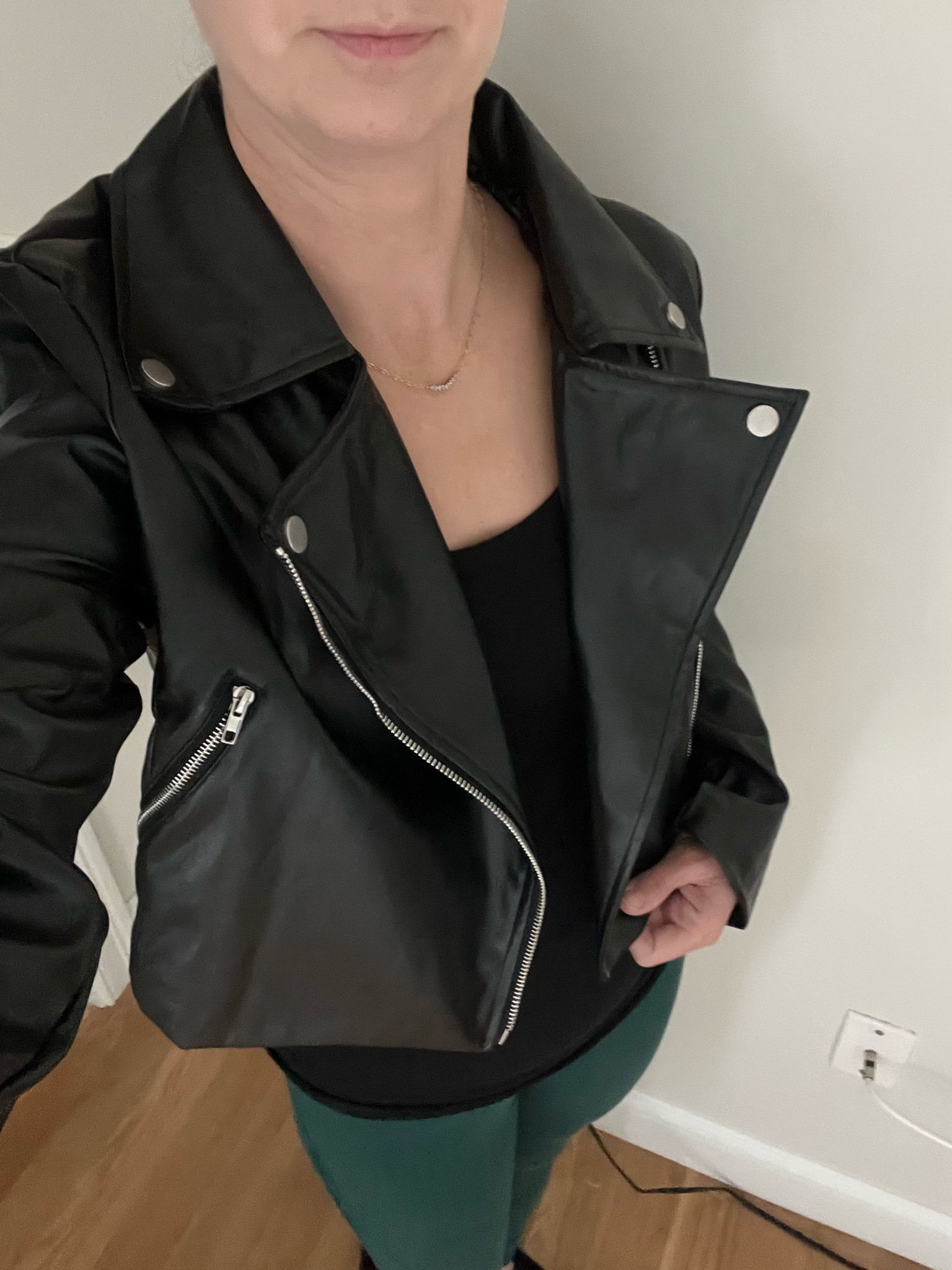 Target faux leather jacket 

#LTKfindsunder100 #LTKSeasonal #LTKstyletip