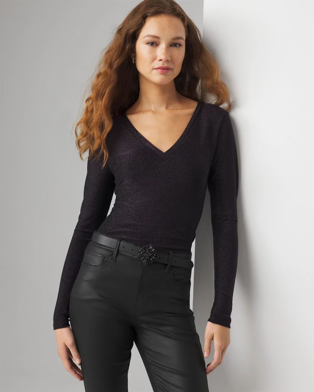 Sparkle Knit Top | White House Black Market