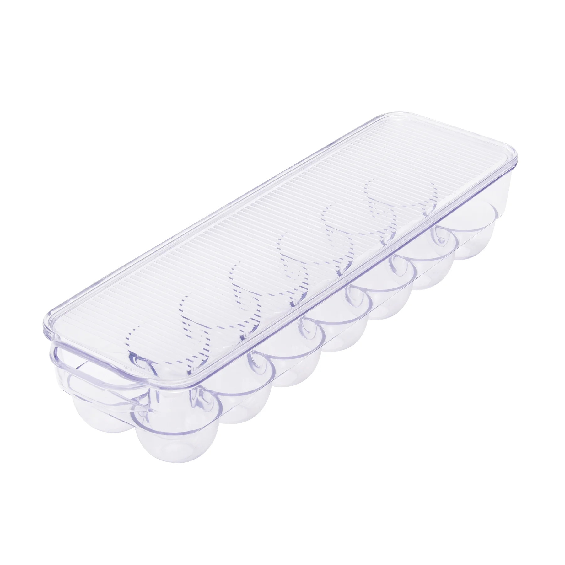 Mainstays Clear Plastic Egg Holder for Refrigerator (Holds 14 Eggs) | Walmart (US)
