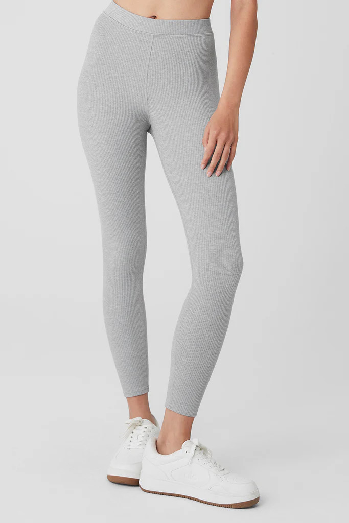 Ribbed High-Waist 7/8 Blissful Legging | Alo Yoga (US)