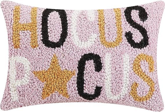 Peking Handicraft Hocus Pocus Halloween Polyfill Hook Throw Pillow, 12-inch Square, Wool and Poly... | Amazon (US)