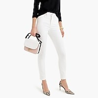 9" high-rise toothpick jean in white | J. Crew US