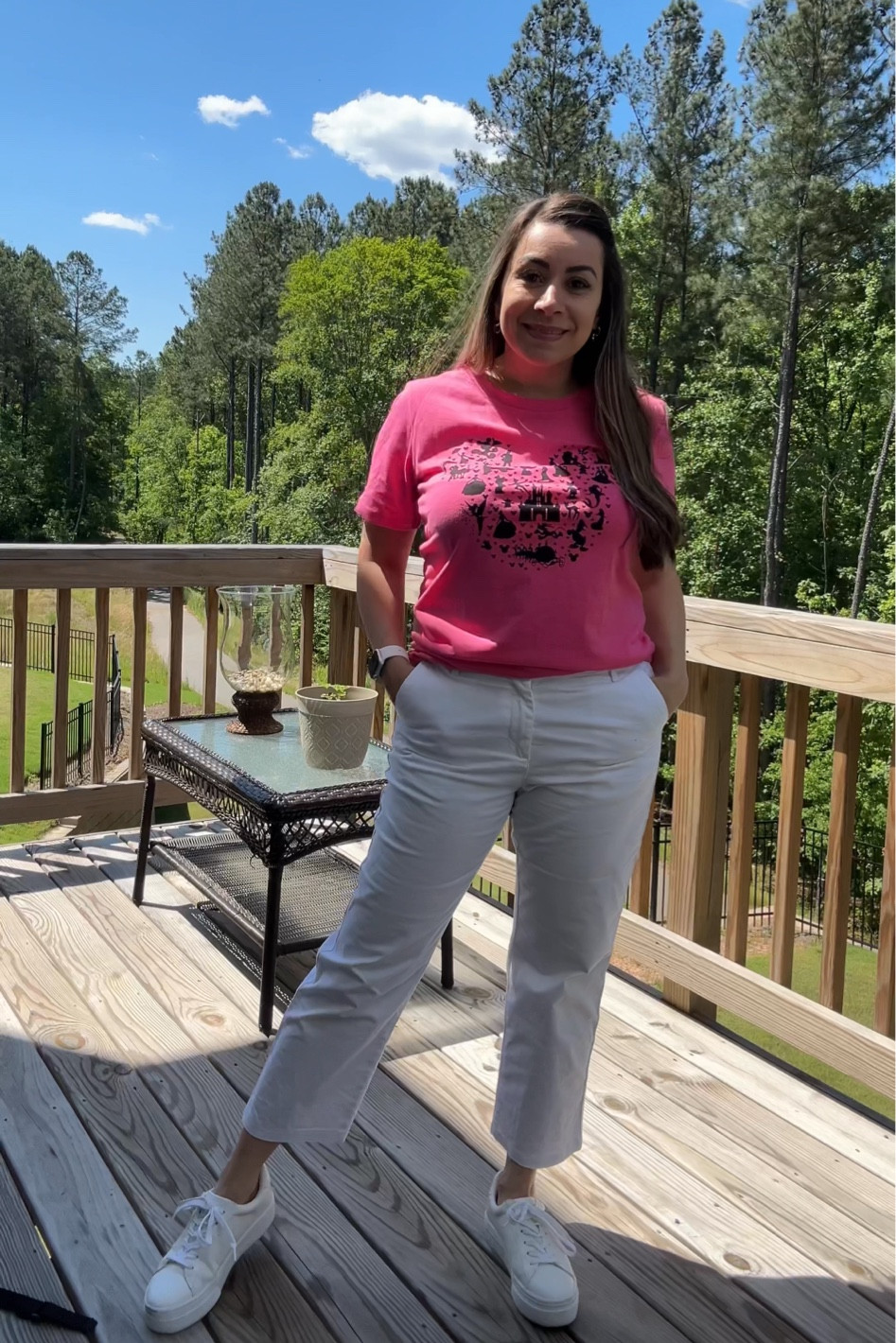 Amazon finds - Disney t shirt - white pantss

#LTKFindsUnder100 #LTKStyleTip #LTKU
