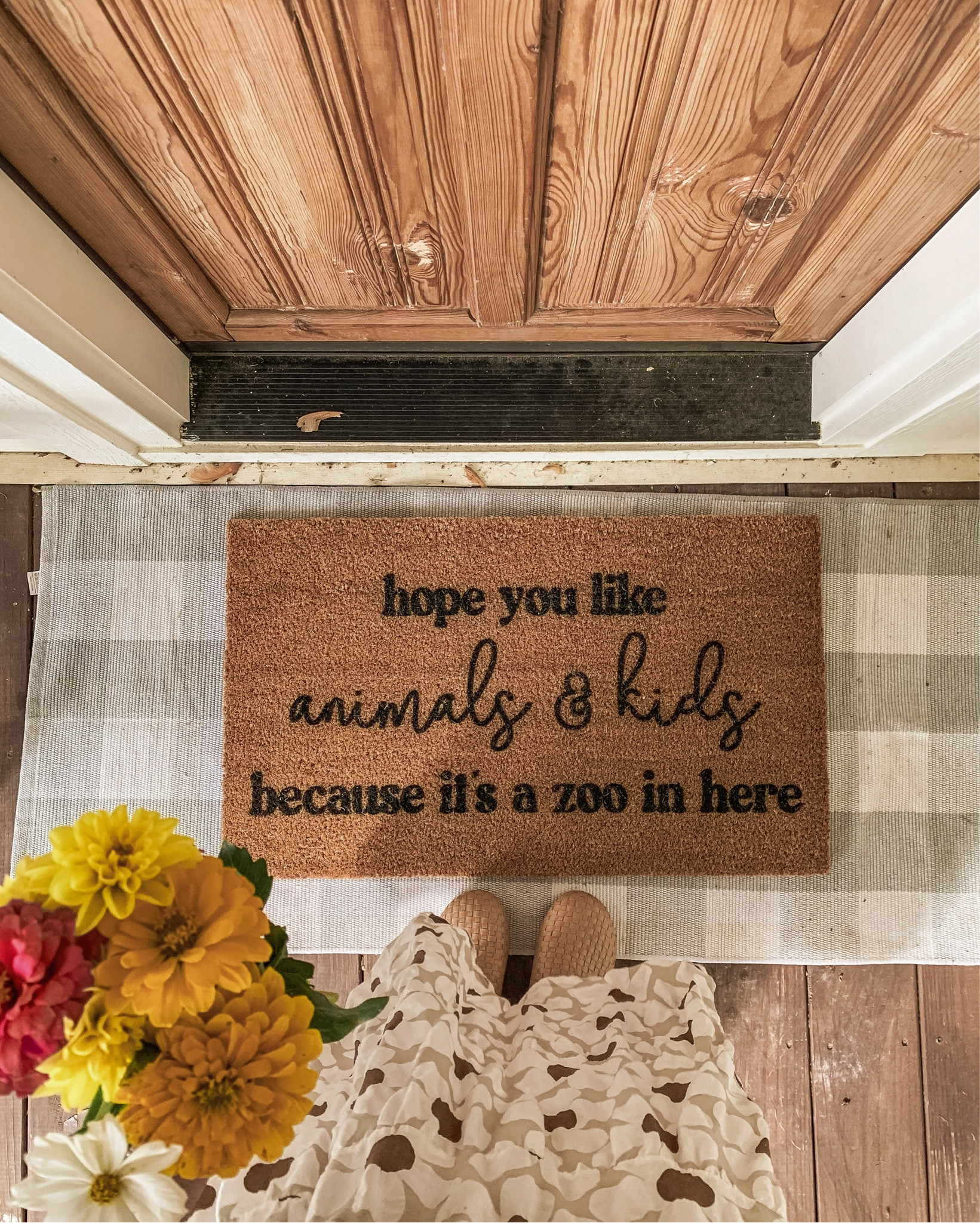 Probably the most accurate doormat I’ve owned to date 🤪 Our house is pure chaos 24/7 and I wouldn’t have it any other way ❤️

#LTKHome