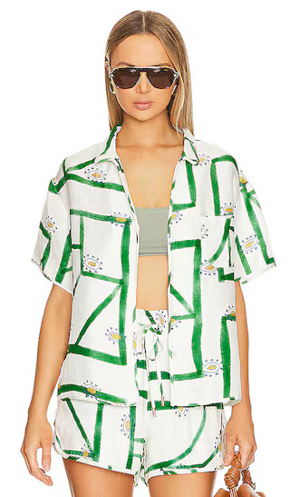 The Cosima Shirt in Sirus Grid | Revolve Clothing (Global)