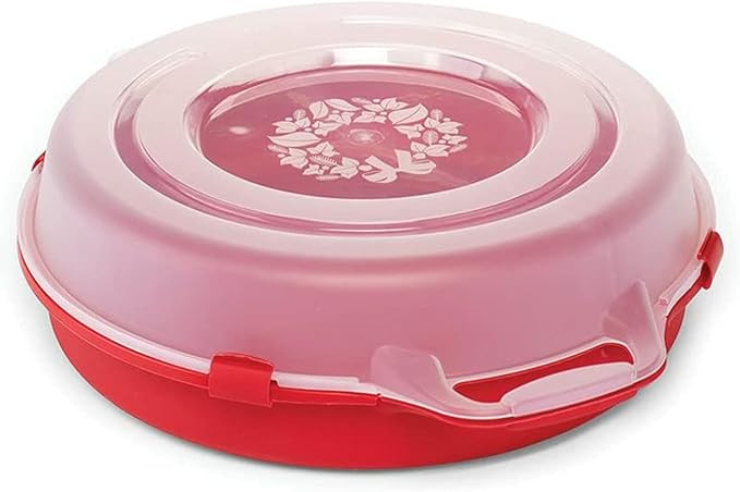 HOMZ Set of 3 Holiday Wreath Plastic Storage Containers, Holds Up to 24” Diameter, Secure Latch... | Amazon (US)