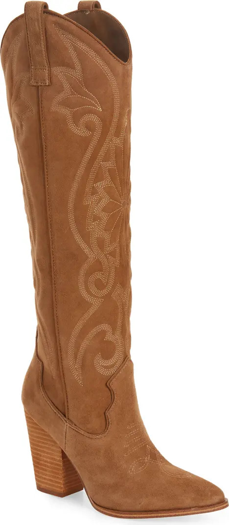 Lasso Knee High Western Boot (Women) | Nordstrom