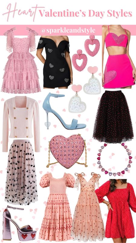 Heart Valentine’s Day Styles 💕

Valentine’s Day, Valentine’s Day outfits, vday outfits, vday styles, Valentine’s Day dresses, Valentine’s shoes, Valentine’s Day romper, Valentine’s Day heels, Valentine’s Day jewelry, Valentine’s Day earrings, Valentine’s Day skirts, Valentine’s Day, Valentine’s Day purses, Valentine’s Day sweaters, Valentine’s Day tops, Valentine’s Day accessories, pink tulle sequin heart dress, black rhinestone heart off the shoulder dress, pink beaded heart earrings, hot pink heart crop top and skirt set, pink heart button sweater top, light blue heart heels, white and pink confetti earrings, black and red sequin heart tulle midi skirt, pink and black heart maxi skirt, pink glitter heart purse, pink heart statement necklace, pink and purple heart heels, pink heart print puff  sleeve dress, pink sequin heart tulle dress, red heart print dresss

#LTKshoecrush #LTKfindsunder50 #LTKfindsunder100