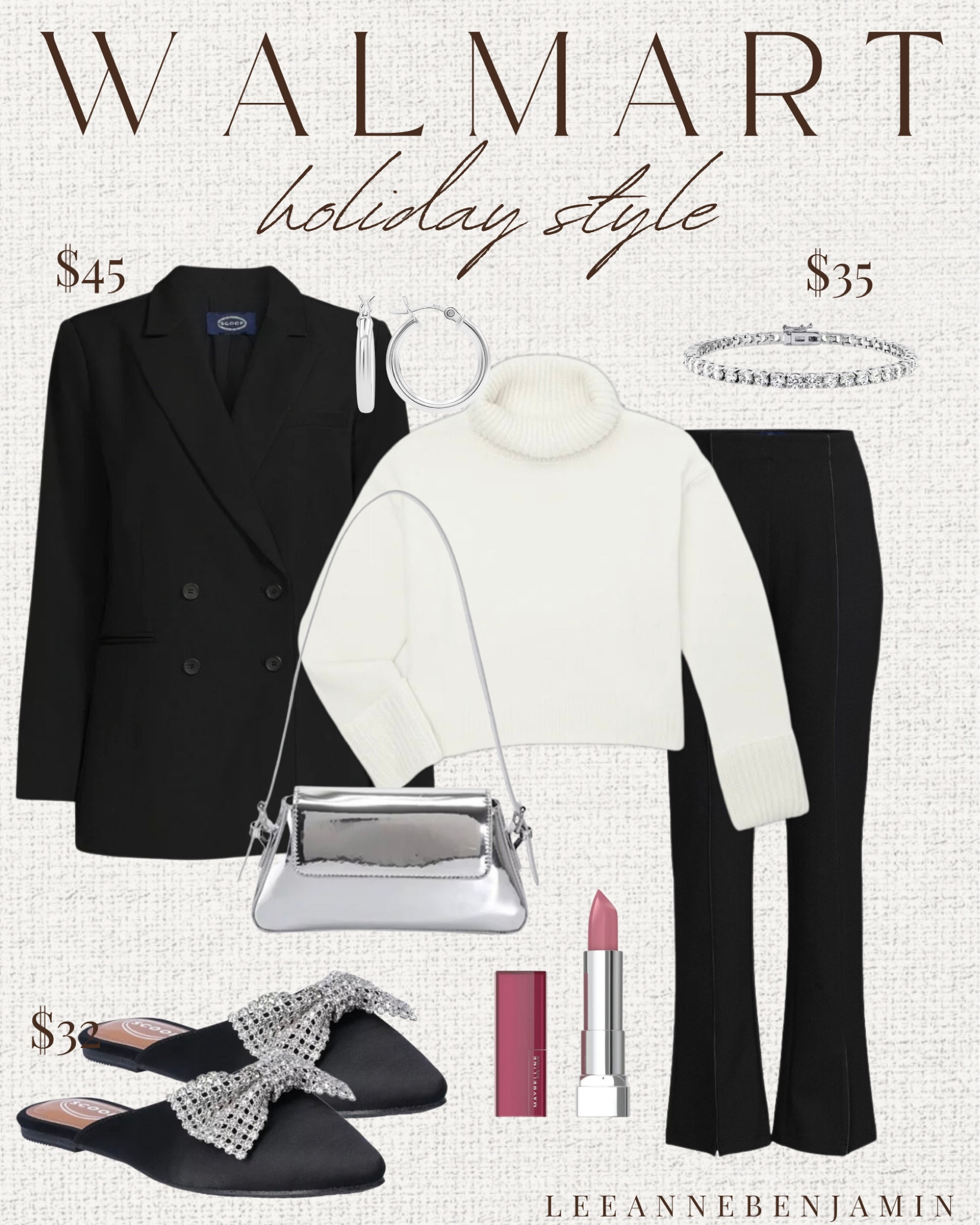 Walmart holiday style outfit inspo! 

#LTKfindsunder50 #LTKstyletip #LTKHoliday