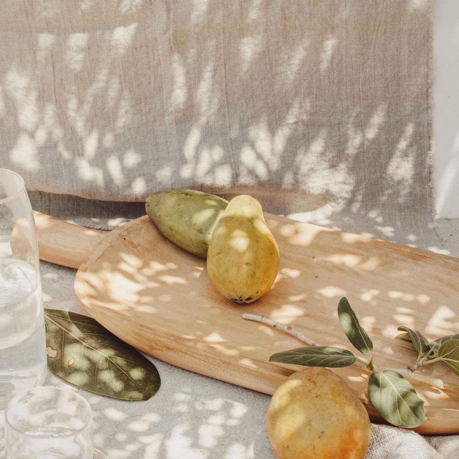 Wooden Serving Board - Mango Wood Platter | Casa Zuma