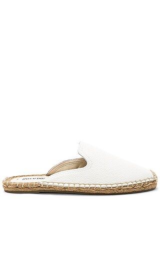 Soludos Tumbled Leather Mule in White | Revolve Clothing (Global)