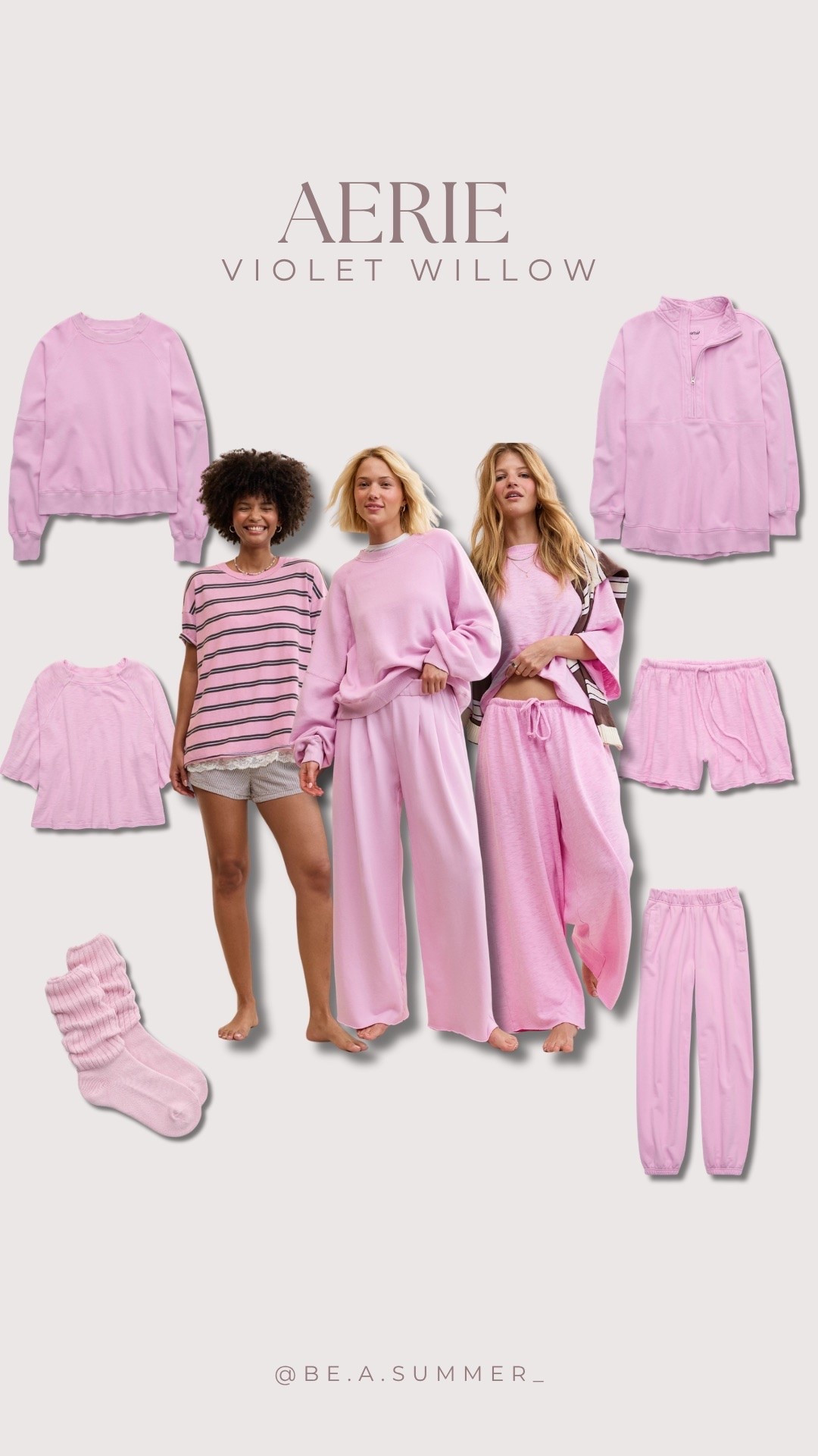Violet Willow @Aerie 🩷

Summer / Beasummer / color analysis