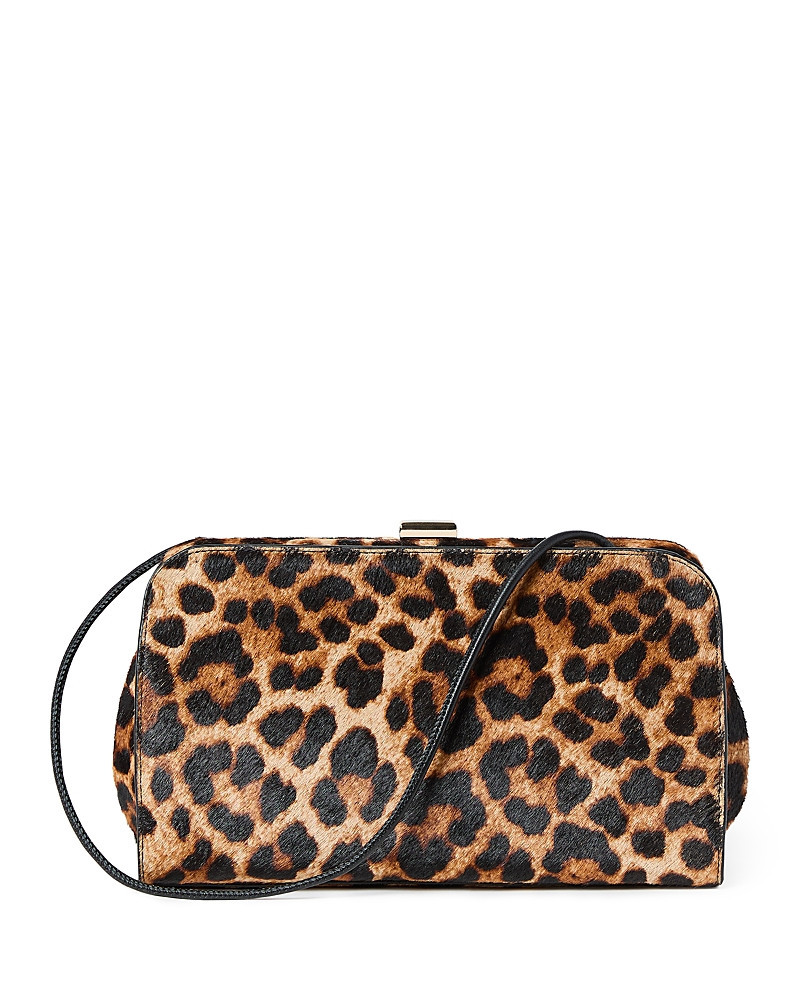 Loeffler Randall Zella Small Leopard Print Calf Hair Clutch | Bloomingdale's (US)