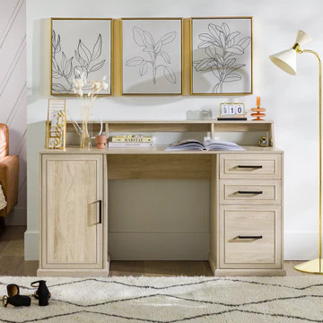 Gavin Hutch Desk | Walker Edison