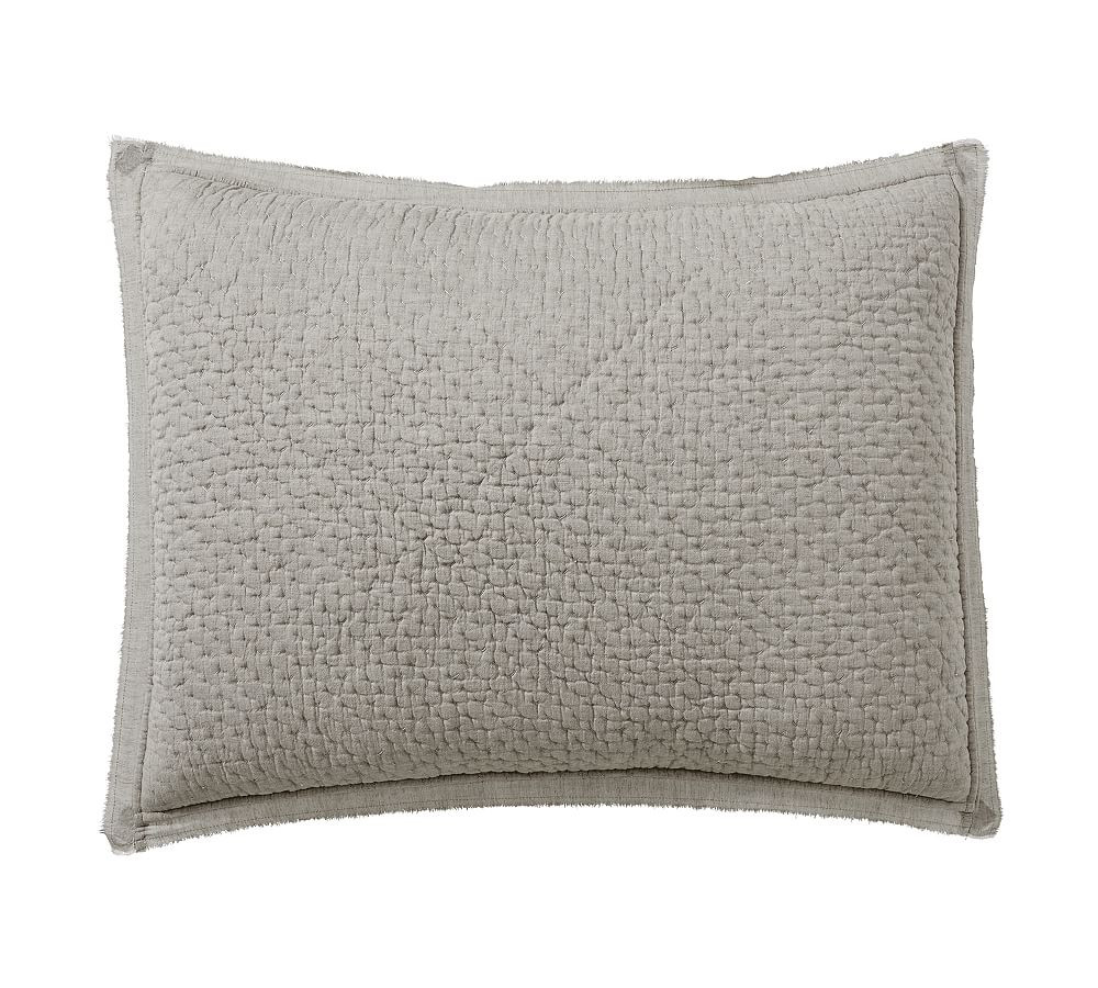 Melange Handcrafted Cotton Quilted Sham | Pottery Barn (US)